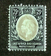 7643 BCx 1921 Scott # 48a Used Cat.$65. (offers Welcome) - East Africa & Uganda Protectorates