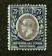 7648 BCx 1914 Scott # 48 Used Cat.$21. (offers Welcome) - East Africa & Uganda Protectorates