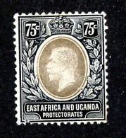 7657 BCx 1914 Scott # 48 Used Cat.$21. (offers Welcome) - East Africa & Uganda Protectorates