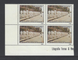 Dominican Republic Naval Academy Cadets,Battle Of Tortuguero Sc C354 Block Of 4 MNH 1982 - Dominicaine (République)