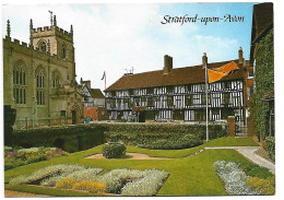 NEW PLACE, GUILD CHAPEL AND FALCON HOTEL.-  STRATFORD-UPON-AVON.- ( REINO UNIDO ) - Stratford Upon Avon