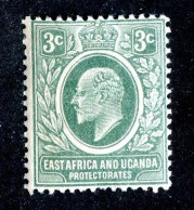 7667 BCx 1907 Scott # 32 Mvlh* Cat.$22.50 (offers Welcome) - East Africa & Uganda Protectorates