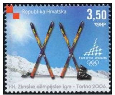 Olympic Games 2006 , Kroatie - Zegel Postfris - Hiver 2006: Torino