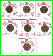 GERMANY - ALEMANIA DEUTFCHES REICH SERIE DE 7 MONEDAS DE 0.10 REICHSPFENNIG AÑO 1938 BRONCE 2ª GUERRA MUNDIAL - 10 Reichspfennig