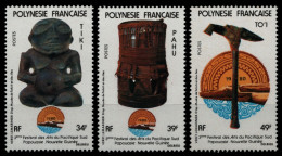 Franz. Polynesien 1980 - Mi-Nr. 309-311 ** - MNH - Kunstfestival - Neufs