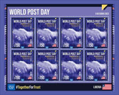 Liberia  2023, World Postal Day, Sheetlet - UPU (Wereldpostunie)