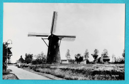 * Nieuwvliet - Sluis (Zeeland - Nederland) * (nr 61 - 373) Fotokaart, Carte Photo, Molen, Moulin, Mill, Muhle, Old - Sluis