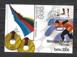 Olympische Spelen 2006 , Nederland - Postkaart - Invierno 2006: Turín