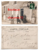 1914, Sarthe, Allonnes, Carte-photo, Vve Huguet, Route De La Suze, Cidres, Vins, Liqueurs … - Allonnes