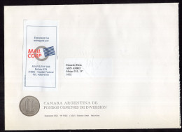 Argentina - Letter - Commercial Envelope - Private Mail Courier - Sent To Buenos Aires - Caja 1 - Lettres & Documents