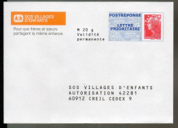 NJ-60 - Beaujard France - SOS Villages D'enfants - N° 09P226 - Listos Para Enviar: Respuesta /Beaujard