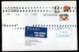 United States - 2001 - Letter - Air Mail - Sent To Argentina - Caja 1 - Brieven En Documenten