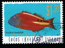 1997 Hawkfish  Michel CC 361 Stamp Number CC 314 Yvert Et Tellier CC 342 Stanley Gibbons CC 342 Used - Cocos (Keeling) Islands