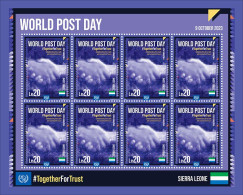 Sierra Leone 2023, World Postal Day, Sheetlet - UPU (Wereldpostunie)