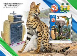 Sierra Leone 2023, PAPU, Elephant, Butterfly, Iguana, Bird, Wild Cat, Join Issue, BF - UPU (Unione Postale Universale)