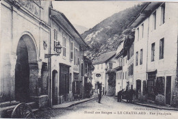 Cpa - 73 - Le Chatelard - Personnages - Rue Principale - Edi Aymonier - Le Chatelard