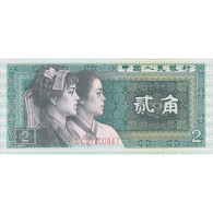 Chine, 2 Jiao, 1980, KM:882a, NEUF - Chine