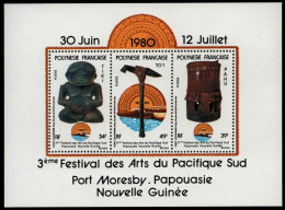 Franz. Polynesien 1980 - Mi-Nr. Block 5 ** - MNH - Kunstfestival - Neufs