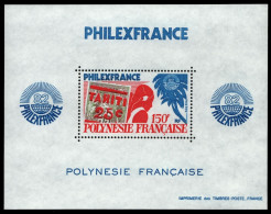 Franz. Polynesien 1982 - Mi-Nr. Block 6 ** - MNH - PHILEXFRANCE `82 - Neufs