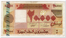 LEBANON,20 000 LIVRES,2004,P.87,F-VF - Libanon