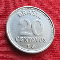 Brazil 20 Centavos 1986 KM# 603 *VT Brasil Bresil Brasile Brazilia Brazilie - Brésil