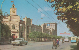 R. Moldova - Chisinau - Bulevardul Lenin - Primaria - Old Cars - Moldova