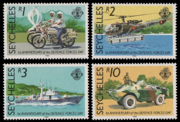 Seychellen 1988 - Mi-Nr. 676-679 ** - MNH - Armee / Army - Seychelles (1976-...)