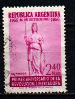 ARGENTINA - 1956 - 1st Anniv. Of The Revolution Of Liberation - USATO - Oblitérés