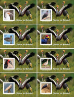 Burundi 2023, Birds Of Burundi, Duck, Owl, Henron, 8BF IMPERFORATED - Ongebruikt