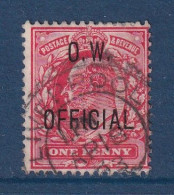 Grande Bretagne - Service - YT N° 57 - Oblitéré Liverpool - 1902 à 1903 - Officials
