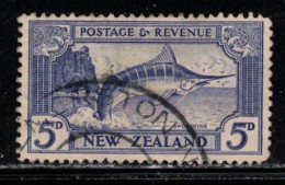 NEW ZEALAND Scott # 192 Used - Swordfish - Oblitérés