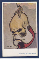 CPA Satirique Kaiser Squelette Mort Caricature Non Circulé Autriche - Satiriques