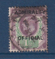 Grande Bretagne - Service - YT N° 63 - Oblitéré - 1903 - Dienstzegels