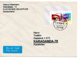 60729 - Bund - 1995 - 100Pfg Rauschgift EF A Bf BAD SALZUFLEN -> KARAGANDA (Kasachstan) - Drugs
