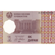 Tadjikistan, 1 Diram, 1999, KM:10a, NEUF - Tayikistán