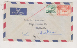 IRAQ 1954 BAGHDAD Airmail Cover To Austria - Iraq