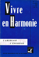 VIVRE En HARMONIE - L'AMIBIASE - L'ENURESIE - Mensuel N °163 D'octobre 1966 - Medicina & Salud