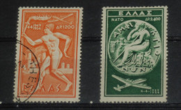 GREECE 1954, NATO, Mi #615-6, Used / MLH* - Gebraucht