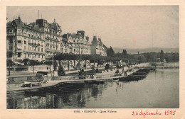 SUISSE - Genève - Quai Wilson - Carte Postale Ancienne - Genève