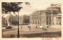 SUISSE - Genève - Place Neuve - Animé - Carte Postale Ancienne - Genève