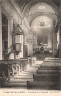 FRANCE - Divonne Les Bains - Eglise Catholique (intérieur) - Carte Postale Ancienne - Divonne Les Bains