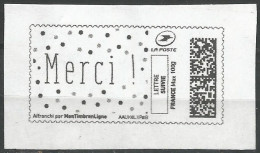 MON TIMBRE EN LIGNE  MONOCHROME OBLITERE - Gebraucht