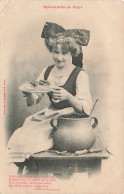 FRANCE - Strasbourg - Une Jeune Fille Tenant Un Plat De Choucroute - Carte Postale Ancienne - Strasbourg