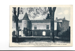 Delcampe - CPA DPT 47 NERAC, CHATEAU DE FRANDAT  FRANCO DATUS - Nerac