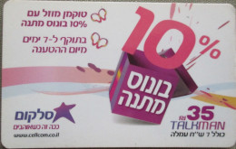 ISRAEL TELECARD TELEPHONE PHONE TELEFONWERTKARTE PHONECARD CARTELA CARD CARTE KARTE COLLECTOR SELCOM TELECOM TALKMAN - Israel