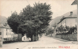 FRANCE - Brides Les Bains - Entrée Du Parc - Carte Postale Ancienne - Brides Les Bains