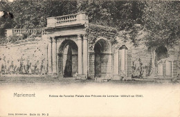 BELGIQUE - Mariemont - Ruines De L'ancien Palais Des Princes De Lorraine (détruit En 1794) - Carte Postale Ancienne - Morlanwelz