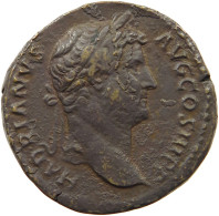 ROME EMPIRE SESTERZ 134-138 PUBLIUS AELIUS HADRIANUS SESTERZ SS [134-138] #MA 003960 - La Dinastia Antonina (96 / 192)