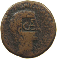 ROME EMPIRE AS  OCTAVIAN AS AUGUSTUS, 27 BC – 14 AD COUNTERMARKED CA #MA 022903 - Die Julio-Claudische Dynastie (-27 / 69)