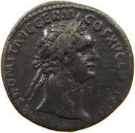 ROME EMPIRE AS 81-96 DOMITIANUS, 81-96 #MA 003965 - The Flavians (69 AD To 96 AD)